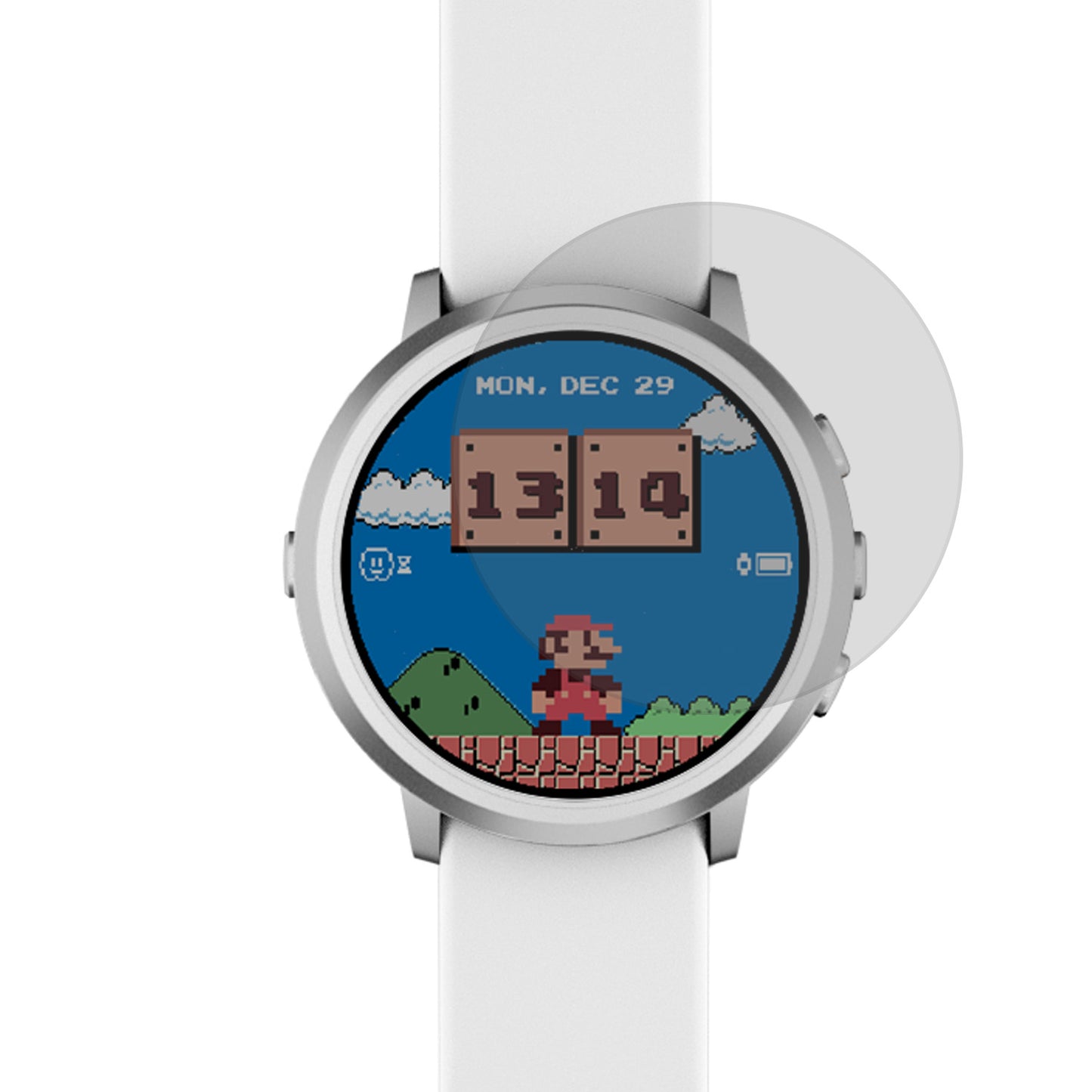 Pebble Round 2 Clear Screen Protector (2 Pack)