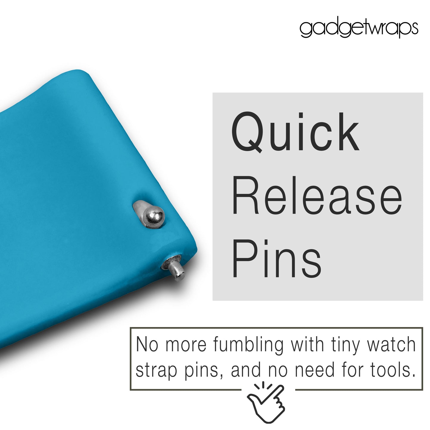 Silicone Watchband - 20mm with Quick Release