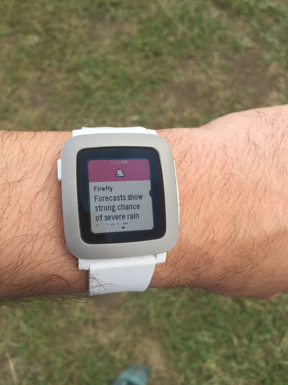 Pebble Time Matte Clear Bezel Skin