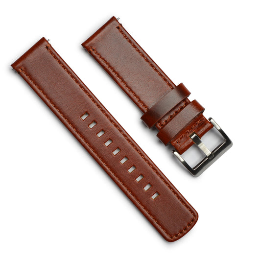 Leather Watchband – 22mm with Quick Release