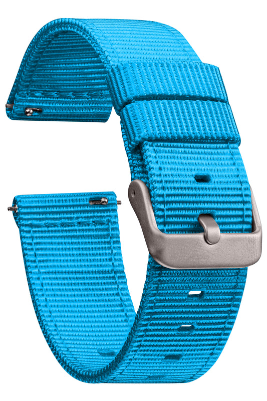 NATO Style 2 Piece Nylon Watchband - 18mm with Quick Release