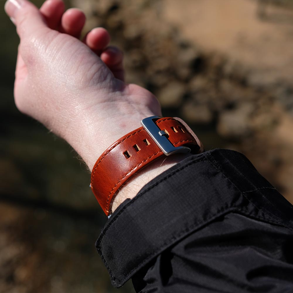 Leather Watchband – 20mm with Quick Release