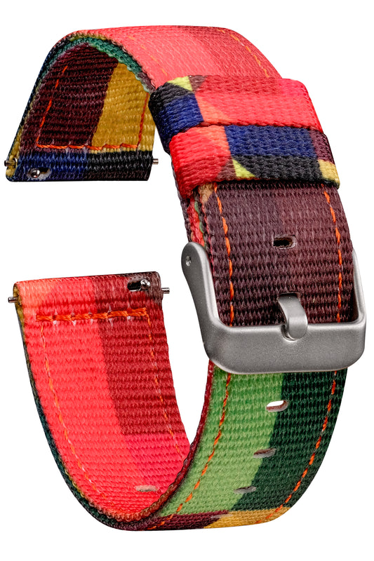 NATO Style 2 Piece Nylon Watchband - 20mm with Quick Release