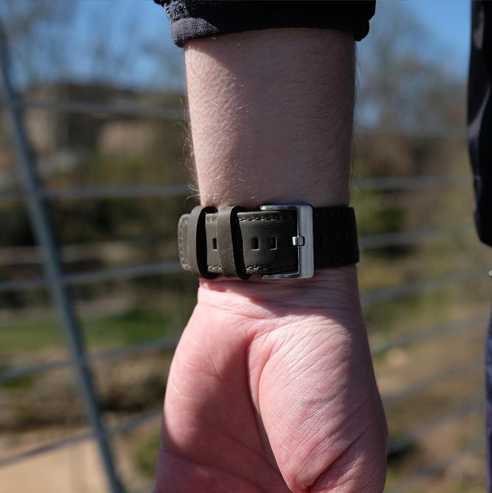 Leather Watchband – 20mm with Quick Release