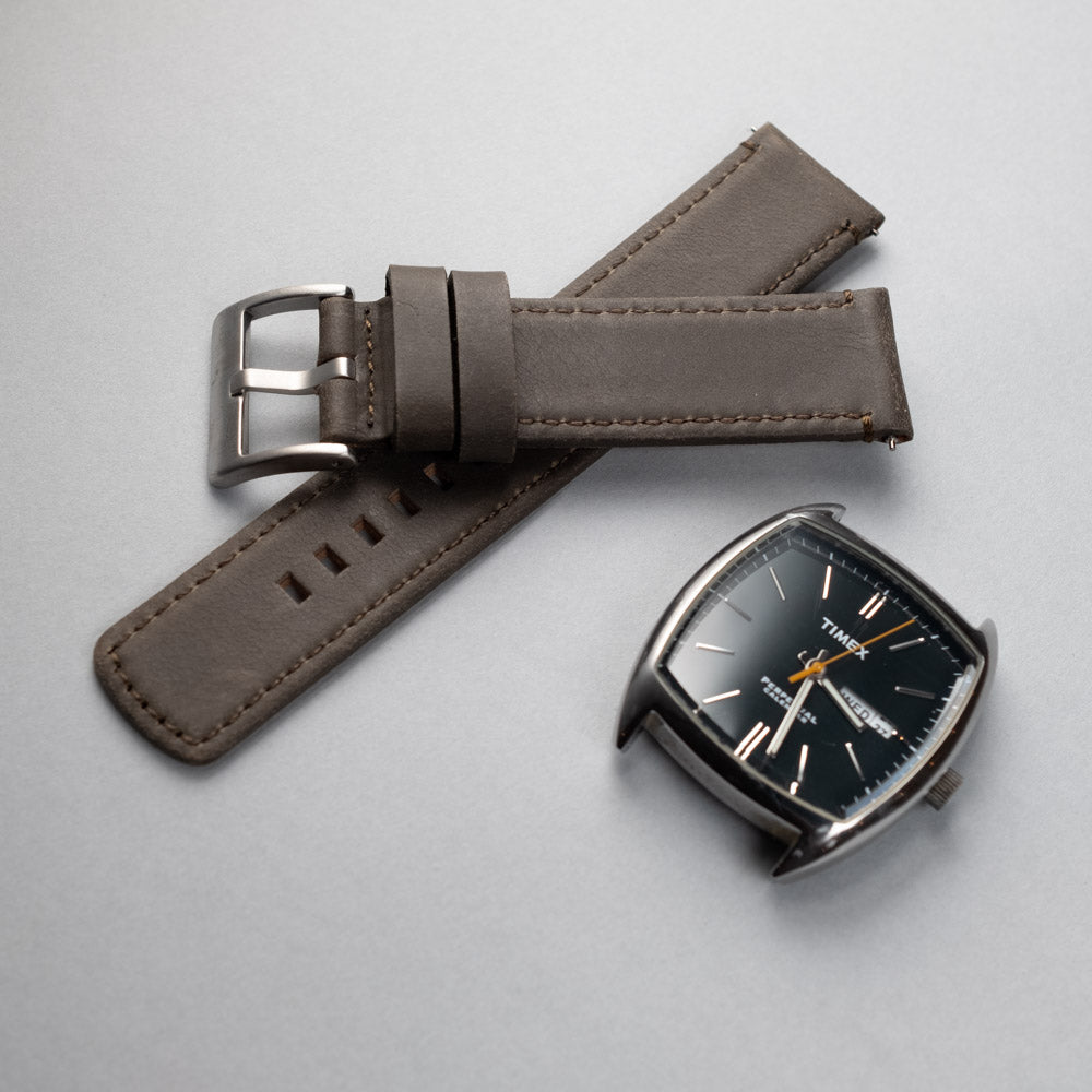Leather Watchband – 20mm with Quick Release