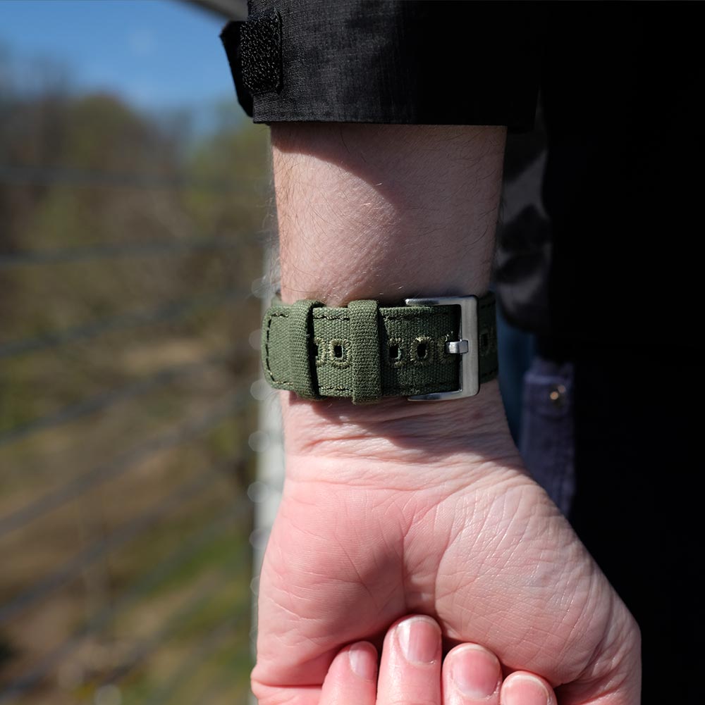 Canvas Watchband – 20mm with Quick Release