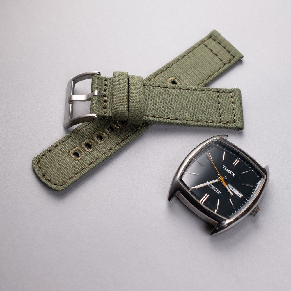 Canvas Watchband – 20mm with Quick Release