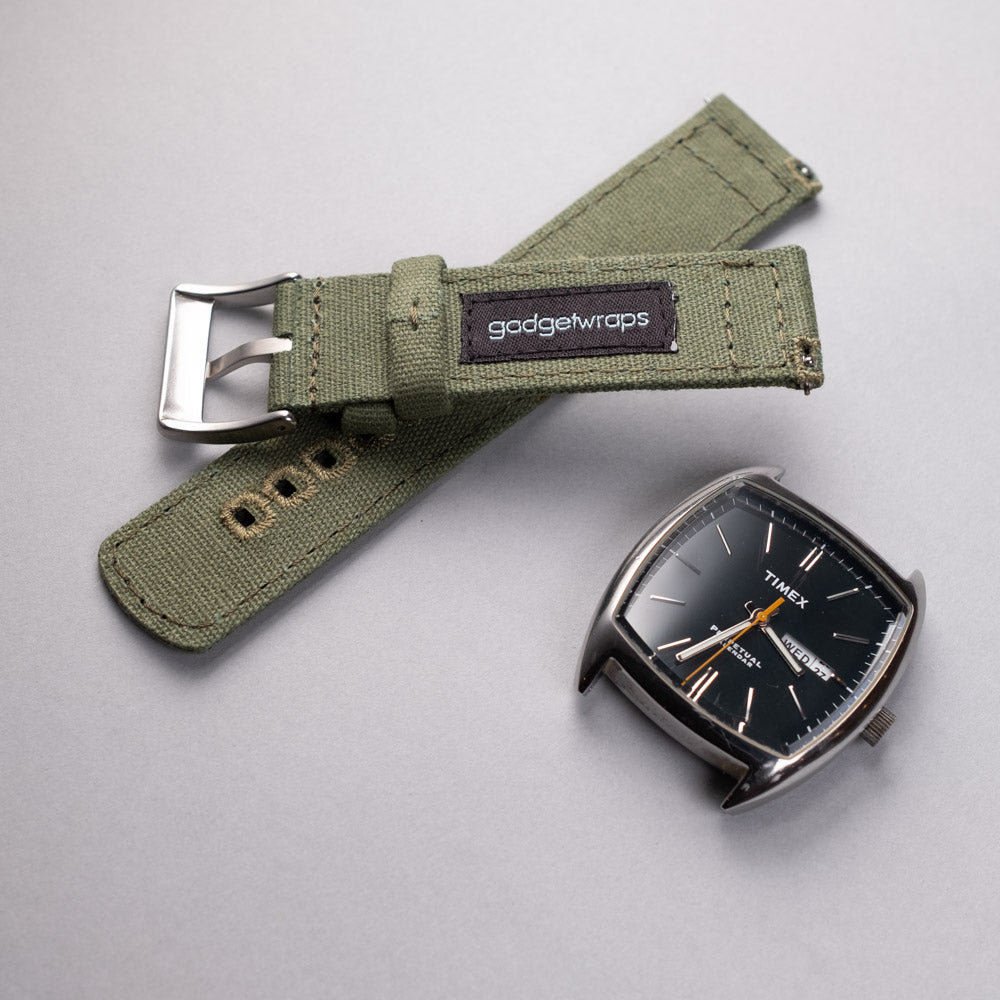 Canvas Watchband – 20mm with Quick Release