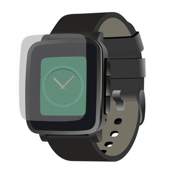 Pebble Time Steel Clear Screen Protector (2 Pack)